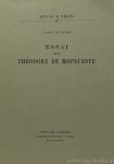 THEODORE OF MOPSUESTIA, DEVREESE, R. - Essai dur Théodore de Mopsueste.