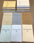 RAVEL, MAURICE. - Cahiers Maurice Ravel. 18 volumes.  From No. 1- 1985 to No. 18 - 2016.