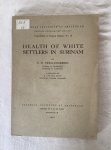 Swellengeel, n.h - Health of white settlers in Surinam