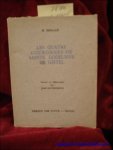 ENGLISH, M. - LES QUATRE COURONNES DE SAINTE GODELIEVE DE GISTEL. ( signe, envoi).