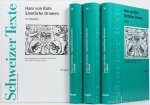 RÜTE, HANS VON - Sämtliche Dramen. Herausgegeben von F. Christ-Kutter, K. Jaeger, H. Thomke. Complet in 3 volumes.