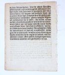  - Pamphlet. Verclaringe ghedaen by de Ghemeynte in Engelandt, vergadert in't Parlement tot Westmunster den 4. Iunij 1621 ouden stijl, 's-Gravenhage Aert Meuris 1621, 4 pp.