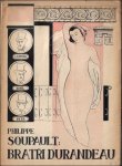 Soupault, Philippe - Teige, Karel - Jelinek, J. - BRATRI DURANDEAU