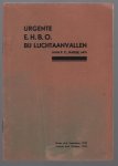 P C Jansse - Urgente E.H.B.O. bij luchtaanvallen (2e druk)