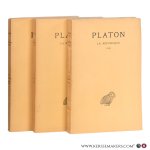 Platon / Chambry, Émile (ed. & transl.) - Platon. Oeuvres complètes. Tome VI, 1–3. La République, livres I–X. Collection des Universités de France (Association Guillaume Budé).