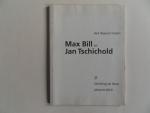 Bill, Max; Tschichold, Jan. [ voorwoord van Wim Crouwel ]. - Het dispuut tussen Max Bill en Jan Tschichold. [ Overdruk van de originele uitgave van Stichting de Roos in een oplage van 300 exemplaren ].