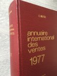 E. Mayer - Annuaire international des Ventes 1977