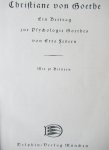 Federn, Etta - Christiane von Goethe. Ein Beitrag zur Psychologie Goethes
