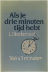 L. Sterkens S.J. - Als je drie minuten tyd hebt