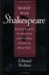 Pechter, Edward - What Was Shakespeare?: Renaissance Plays and Changing Critical Practice