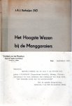 VERHEIJEN, J.A.J. - Het Hoogste Wezen bij de Manggaraiers.