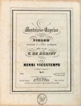 Vieuxtemps, Henri: - [Op. 11] Fantaisie-caprice pour le violon avec accompt. de piano ou d`orchestre. Dédié à son ami Ch. de Bériot. Op: 11. avec piano
