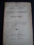  - Bulletin de la Societe des Etudes Coloniales et Maritimes