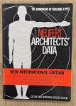 NEUFERT, ERNST ; NEUFERT, PETER; BAICHE, BOUSMAHA;  WALLIMAN, NICHOLAS. - Architects' Data. Second [international] English edition.