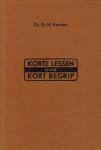 Ds. G.H. Kersten - Kersten, Ds. G.H.-Korte lessen over Kort Begrip
