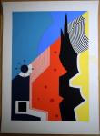  - Jozef Mees - lithografie - Abstract 1