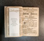 [HÜBNER, JOHANN], - [Zwey und funfzig auserlesene Biblische Historien, aus dem Alten Testament]