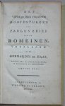 Haas, Gerhardus de - Het vijfde en drie volgende hoofdstukken uit Paulus brief aan de Romeinen, verklaard. Kompleet in 3 delen.