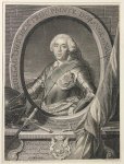 Jean Joseph Baléchou (1716-1764), after Jacques André Joseph Camelot Aved (1702-1766) - Antique portrait print | William IV, Prince of Orange and Nassau by Baléchou, published ca. 1760, 1 p.