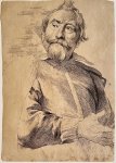 after Anthony van Dyck (1599-1641) and Lucas Vorsterman I (1595-1675) - Antique print, etching I Portrait of Antoon Cornelissen, published 19th century, 1 p.