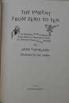 Cleveland, A. - The Parent from Zero to Ten. An Elementary Guide to Family Group Behaviour, Pinpoints in Termes of a Minimum Parent-Survival Quotient