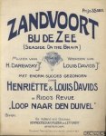 Davids, Louis (woorden van) & H. Darewsky (muziek van) - Zandvoort bij de Zee (Seaside on the brain)