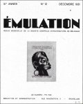 Revue Architecture de Belgique - MULATION 1931- EMULATION (L') - 1951 - N  12 Decembre 1931