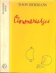 TOON HERMANS * een boek om heel vaak te glimlachen - CLOWNERIETJES MET TEKENINGEN van toon * Een boek vol dwaze dingetjes,tekeningen,teksten en getekende woordspelingen