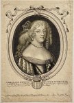 Nicolas de Larmessin I (1632-1694). - [Antique portrait print, engraving, 1668] Portrait of Maria Johanna Baptiste (Duchess of Savoy, hertogin van Savoye, published 1668, 1 p.