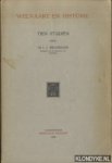 Brugmans, Dr. I. J. - Welvaart en historie. Tien studien