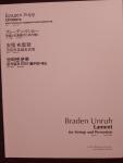 Braden Unruh - Lament for Strings and Percussion op.4 june 2007