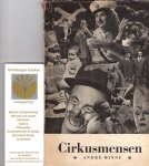 Minne, André - Cirkusmensen. Fotomontage op omslag door de auteur