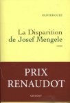 Guez, Olivier, Jean-Rene Van der Plaetsen - La disparition de Josef Mengele