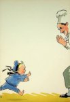 Stoomvaart Maatschappij Nederland - Kindermenukaart SMN, jongen met kok