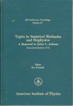 PICCIRELLI, R.A. [Ed.] - Topics in Statistical Mechanics and Biophysics: A Memorial to Julius L. Jackson (Wayne State University - 1975).