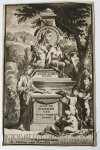 Jacobus Baptist (1658/78-1704) after Jan Goeree (1670-1731) - [Antique title page, 1766] Monument van Willem van Focquenbroch [Alle de Werken vam W: Van Focquen Broch.], published 1766, 1 p.