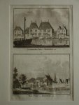 Medemblik. - Luthersche-Kerk te Medenblik. 1726. - Baan-Poort te Medenblik. 1726.