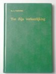 Vlietstra, Ds. A. - Tot Zijn verheerlijking --- Een viertal predikaties benevens een lezing over artikel 12 der Nederlandse Geloofsbelijdenis