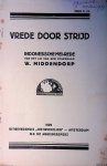 Middendorp, W. - Vrede door strijd: Indonesische mei-rede