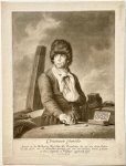 Charles Howard Hodges (1764-1837), after Jacob Perkois (1756-1804) - Antique print, mezzotint | Portrait of Christiaan Cornelis (Van Kinsbergen) on the ship De Vriendschap, published 1795, 1 p.