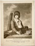 Charles Howard Hodges (1764-1837), after Jacob Perkois (1756-1804) - [Antique print, mezzotint] Portrait of Christiaan Cornelis (Van Kinsbergen) on the ship De Vriendschap, published 1795, 1 p.