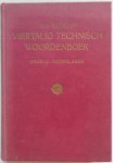Bosch ten - Viertalig Technisch Woordenboek Engels-Nederlands