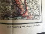  - Kriegskarte nr 45, Flemmings Grosse Karte  der Westfront-Südhälfte, Zum Verfolgen der Kriegsnachrichten