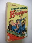 Roos, H. de / Straaten, G.van, illustr. - Trouwe vrienden van de Kameleon