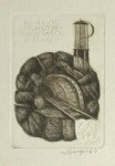 Szoltysek, Kazimierz. - Exlibris voor Muzeum Gornictwa Weglowego W Zabrzu.