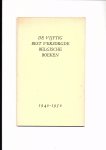 Kuypers, Y (voorwoord) - De vijftig best verzorgde Belgische boeken 1940-1950