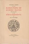 WIJK, W.E. VAN - Decimal tables for the reduction of Hindu dates from the data of  the Surya-Siddhanta