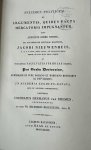 Rhemen, Cornelius Hermanus van, uit Gelderland - Legal dissertation 1833 | Specimen politicum de argumentis,quibus pacta mercatoria impugnantur [...] Leiden Haak en Comp. 1833