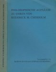 David, Marian & Leopold Stubenberg (Hg.) - Philosofische Aufsätze zu Ehren von Roderick M. Chisholm