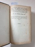 Hahn, Augustus: - Biblia Hebraica. Secundum editiones... inprimis Everardi van der Hooght recensuit Augustus Hahn.